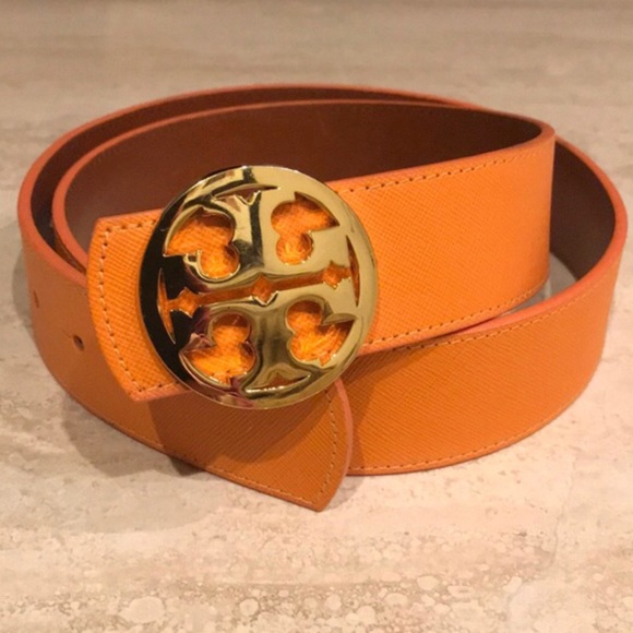 tory burch orange belt